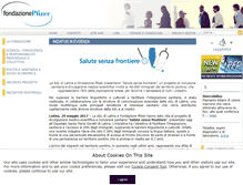 Tablet Screenshot of fondazionepfizer.it